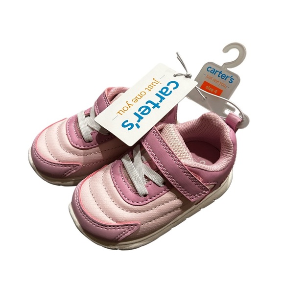 Carter's Light Pink Baby Sneakers - Picture 3 of 4